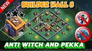 *ANTI 3 STAR* TOP 10 BEST BUILDER HALL 8 || BH8 BASE WITH LINK + REPLAY || BH8 BASE UPDATE AUG 2024