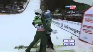 Robert Kranjec 212.5m Planica 2011 Team Competition Second Round