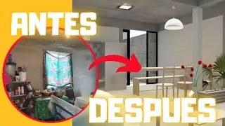 💚 Remodelación y AMPLIACION de un PIE de casa - Antes y después - Casa de BLOCK APARENTE