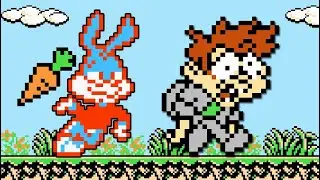Tiny Toon Adventures (NES) All Bosses (No Damage)