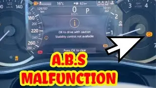 ABS LIGHT ON DASH