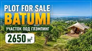 Роскошный участок 26 соток в Батуми для отеля - вид на море и горы!