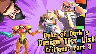 The Duke of Dork's Character Design Tier List Critique - Part 3 (Smash 64)