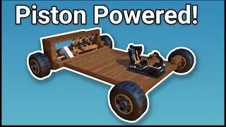 Building a Functional Piston Powered V8 in Scrap Mechanic!