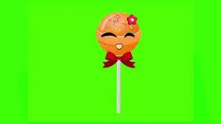 COPYRIGHT FREE GREEN SCREEN TALKING LOLLIPOPS |GREEN SCREEN  ANIMATED CAKE POPS|DESIGN-1|LET'S TUBE|