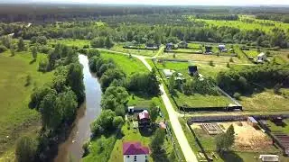 Деревня Аббакумово с высоты птичьего полёта