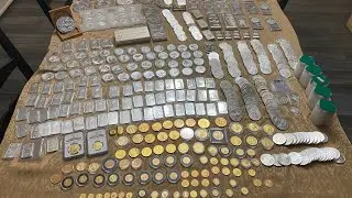 10 Years of Silver Stacking Anniversary! Full stack video! 1250 ozs of Silver 45 ozs of Gold