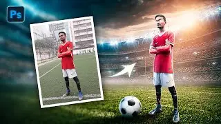 A Pro Football Player #Photo #Manipulation - Photoshop Tutorial
