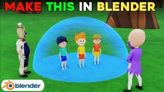 (hindi) how to make magic effects in blender | animation like chinu tinu baba | blender tutorial