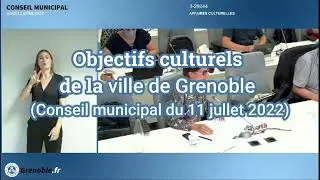 Projet Culturel de la ville de Grenoble  (3/4) -  Conseil municipal du 11/07/2022