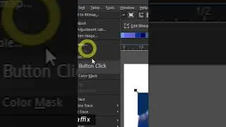 I converted an image to Black & White in 15secs | CorelDRAW #shorts #blackandwhite #coreldraw