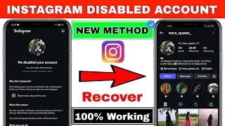 How To Fix Disabled Instagram Account  | Disabled Instagram Account Recovery 2026 