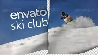 3D Customizable Flag Transition | After Effects Template | Broadcast Packages