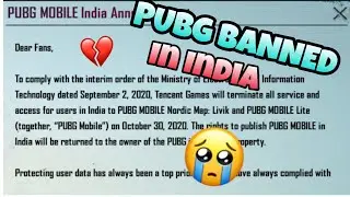 😤PUBG MOBILE TOTALY BANNED IN INDIA😭 PUBG MOBILE SEVER DID NOT RESPONSE