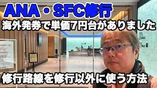 【SFC修行】海外発券でコスパ最高路線 予約方法 ★繁忙期に国内線を安く乗る方法
