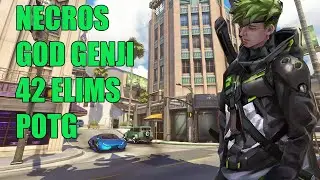 NECROS GOD GENJI 42 ELIMS POTG - GRAND MASTER OVERWATCH SEASON 30