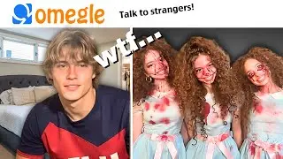 Kalogeras Sisters SCARE PEOPLE ON OMEGLE!