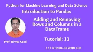 Introduction to Pandas (Tutorial 11): Adding and Removing Rows and Columns in a DataFrame