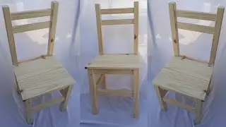 Como hacer sillas de madera fácilmente!