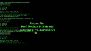 Audio Steganography Using Python Project With Source Code - Message Hiding In Audio Python Project