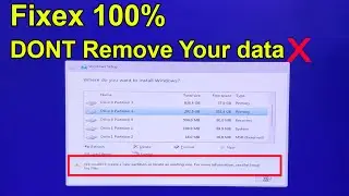 Fix Windows 11 Install Error 2024 'We Couldn't Create a New Partition'  Quick & Easy Solution!