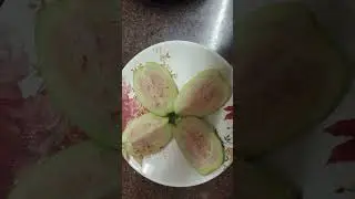 mouth watering guava fruit with salt & chilli powder 