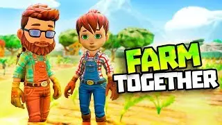 RAIDING SOME OTHER RANCHER'S FARMS! Farm Together Gameplay - Farmville Type Game