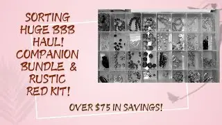 Sorting My HUGE BBB Haul! Companion Bundle & Rustic Red Kit!