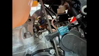 It's easy to remove the oil injection on the KTM / HUSKY TBI bikes.  Here is how you do it