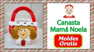 🧺🤶🏻#Canasta #Mamá #Noela - #Tutorial #Navideño🎄