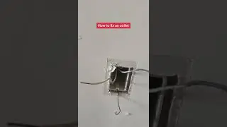 Clip from how to fix an outlet EP1. #fypシ #handyman #diy #repair #electrical #fyp #outlet #wiring