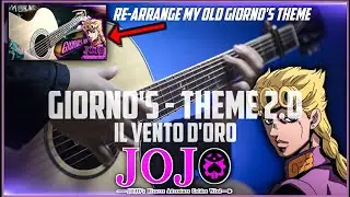 Giorno's theme 2.0 Fingerstyle cover from Jojo's bizarre Adventure : Golden wind