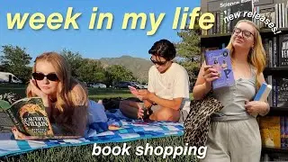 week in my life vlog 🌭⚾️📚 baseball, books, & shopping trips
