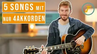 Mit 4 Akkorden 5 Balladen auf der Gitarre spielen!