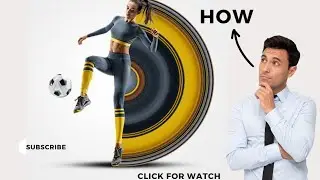Circular Pixel Stretch Effect | Photoshop Tutorial #GMCHTECH