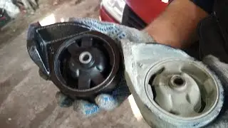 Замена задней подушки двигателя Соната ТагАЗ.