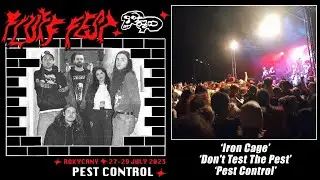 Pest Control - Live at Fluff Fest 2023 - 'Iron Cage / Don't Test The Pest / Pest Control' (Thrash)