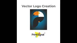 logo design tutorial for beginners | learn vector graphic design | #PrintSignal