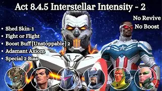 MCOC Act 8.4.5 Interstellar Intensity - 2 Path - Captain America (Sam Wilson) Boss