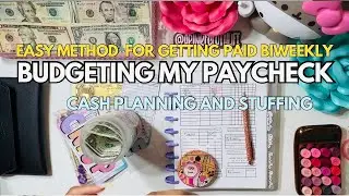 How I BUDGET my Bi-weekly Paycheck | Cash Stuffing | Adding Trackers| Savings | X JEULIA RINGS
