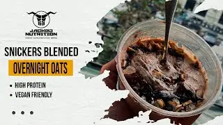 High Protein Vegan Friendly Overnight Oats | Jacked Nutrition