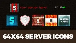 Minecraft Server Icon Templates