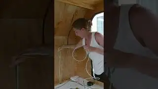 Running Electrical in our Teardrop! 