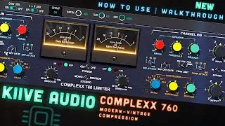 Kiive Audio - Complexx | How To Use - Walkthrough (no voice) | New Compressor - Modern Vintage Sound