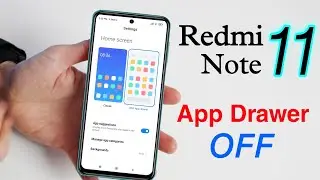 How to Enable App Drawer in Redmi Note 11 | Redmi Note 11 App Drawer Settings