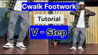 Regular V Step in Cwalk Style / Cwalk #cwalk #jddancetutorial #cwalktutorial #vstep