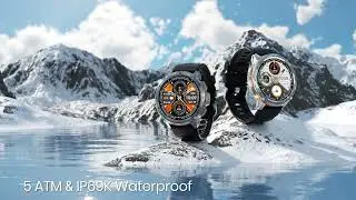 Тактичний водостійкий, протиударний смарт годинник KOSPET TANK T3 Ultra з компасом, барометром, GPS