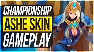 NEW BEST ASHE SKIN?! - Championship Ashe Spotlight Gameplay - League of Legends