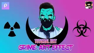 Tutorial Edit Foto Grime Art Effect #Tutorial29