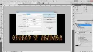 Videotutorial Photoshop 08: Texto de Oro y Rubí
